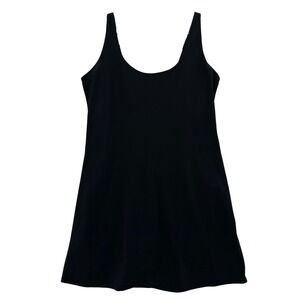 Abercrombie & Fitch Traveler Mini Dress Wide Strap LT Black Athletic Dress